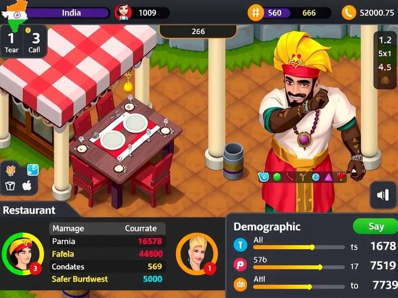 Kebabs Kingdom Odyssey gameplay screenshot showing restaurant management